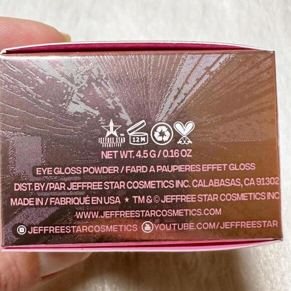 NIB Jeffree Star Eye Gloss Powder in Frozen Fire Full Size 4.5g - Picture 5 of 6